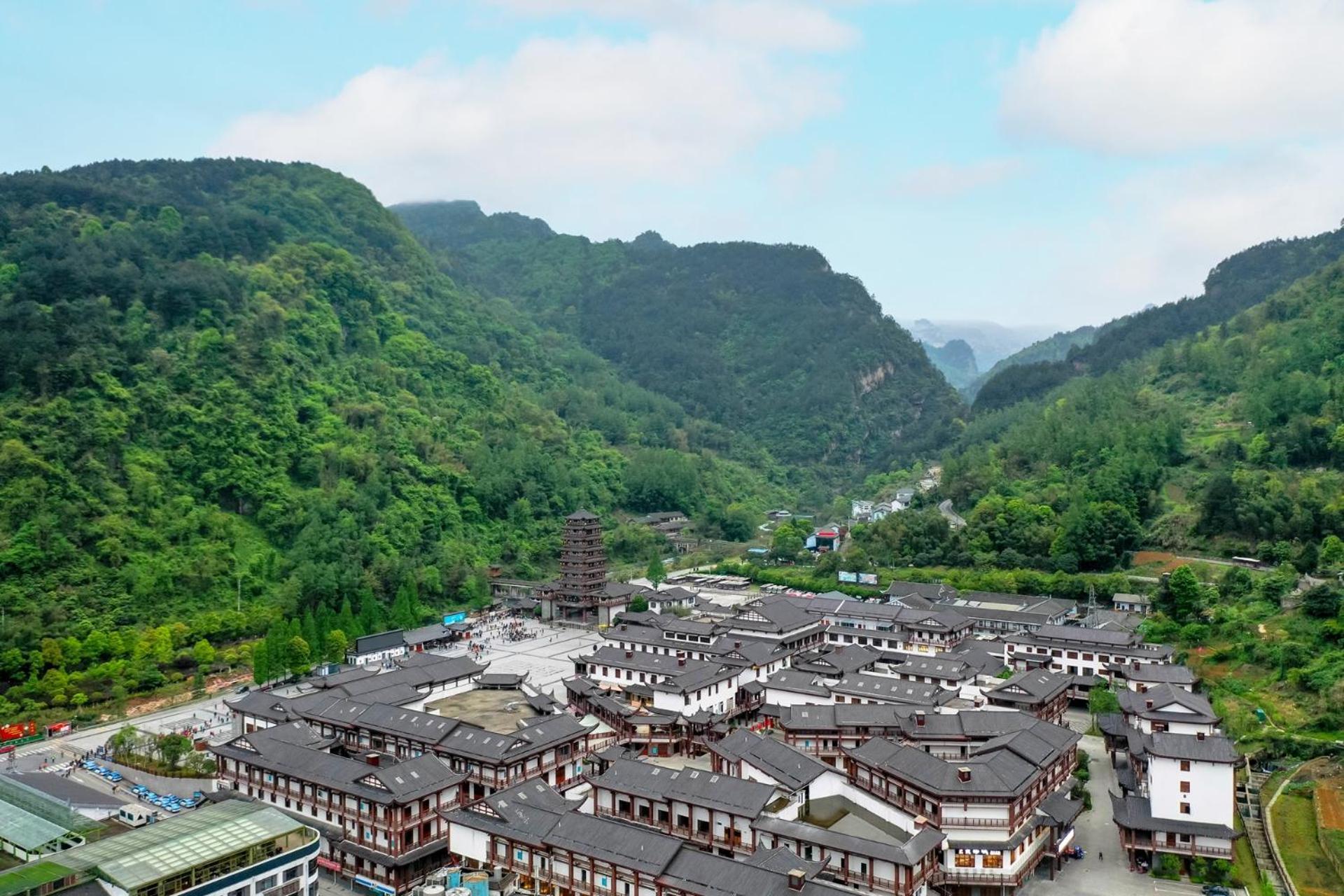 Mountain View Guesthouse Zhangjiajie Exterior photo